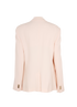 Loro Piana Relaxed Blazer, &pound;380, Clothing, Pink, Silk, Back view