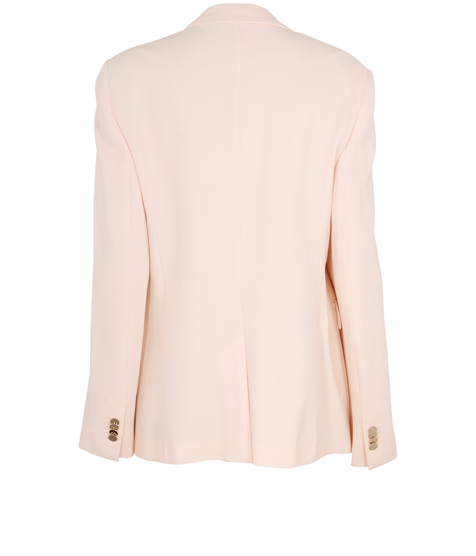 Loro Piana Relaxed Blazer, &pound;380, Clothing, Pink, Silk, Back view