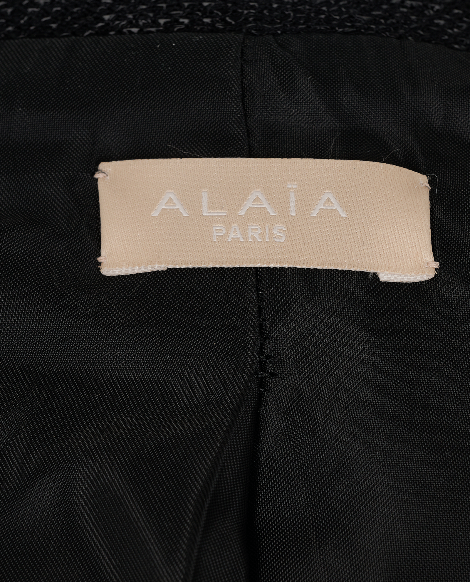Alaia Cropped Evening Bomber, &pound;450, Clothing, Black, Viscose, Other view
