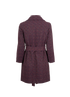 Chanel Metallic Tweed Wrap Jacket, &pound;1,200, Clothing, Blue/Purple, Nylon/Tweed, Back view
