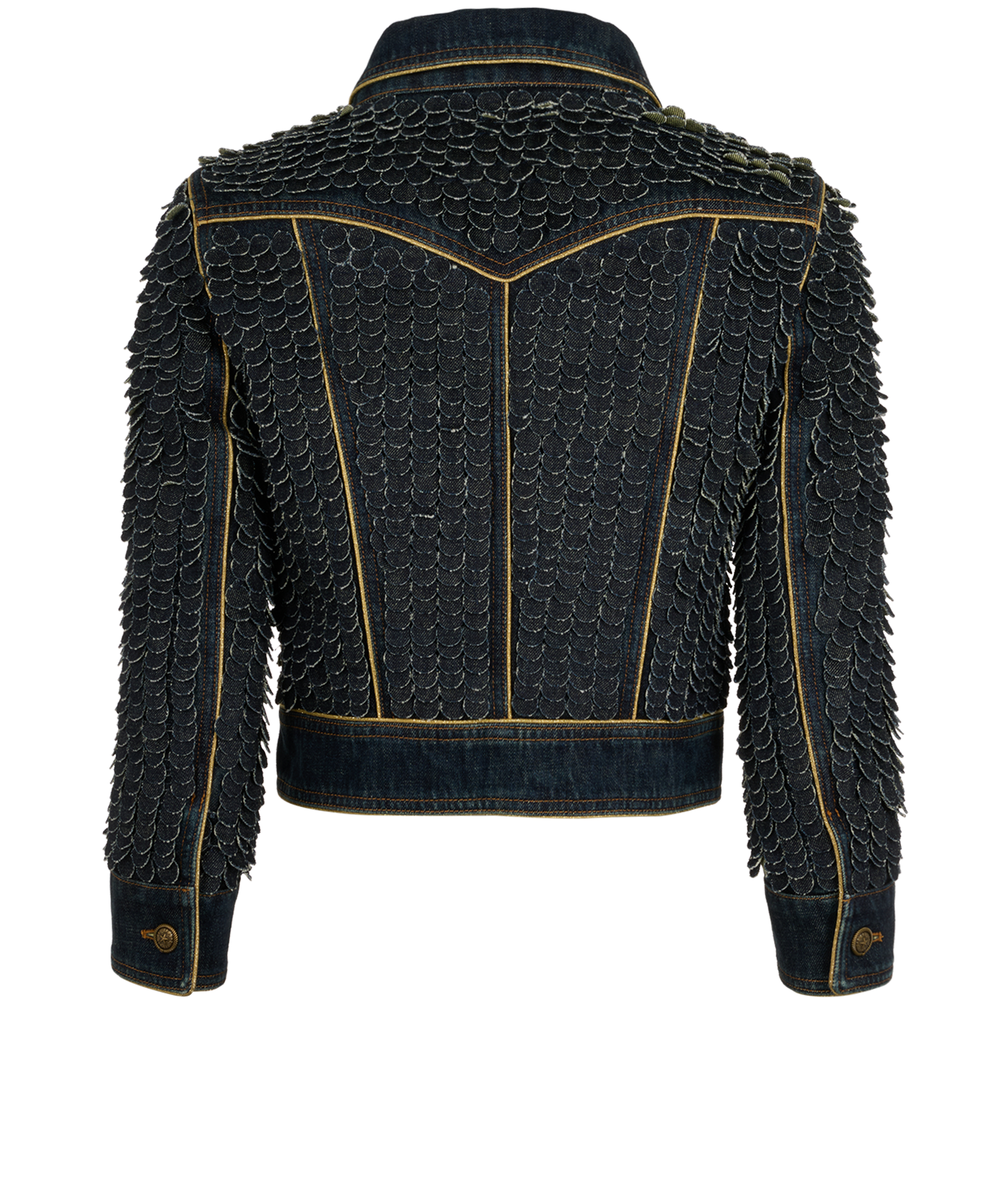 Pre-loved Chanel 2014 Dallas Fish-Scale Jacket - £1,200