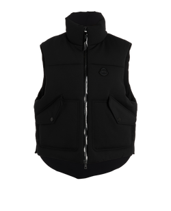 Moncler x EE72 Otis Gilet, Poly/Cotton, Black, Sz XS, 3*