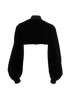Christian Dior Cropped Bomber Jacket, &pound;450, Clothing, Black, Cotton, Back view