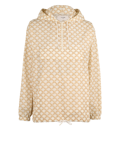 Celine Triomphe Windbreaker, &pound;750, Clothing, Cream, Nylon, Front view