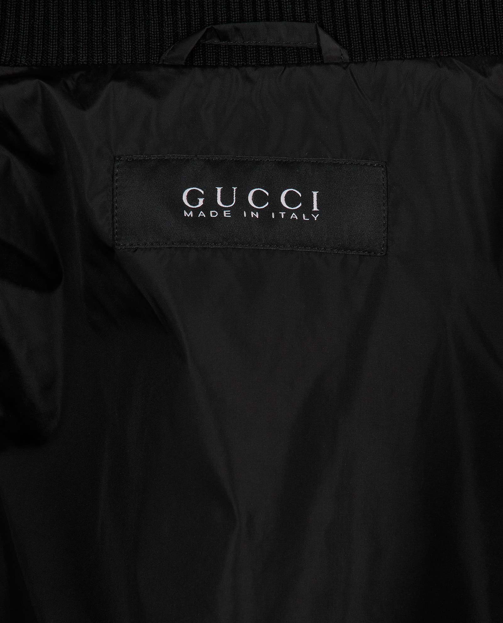 Gucci Bomber Jacket, &pound;450, Clothing, Black, Polyester (Polymer), Other view
