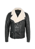 Givenchy Motor Jacket, &pound;650, Clothing, Black, Leather, Front view