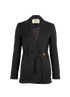 Fendi FF Belted Blazer, &pound;750, Clothing, Black, Polyester (Polymer)/Wool, Front view