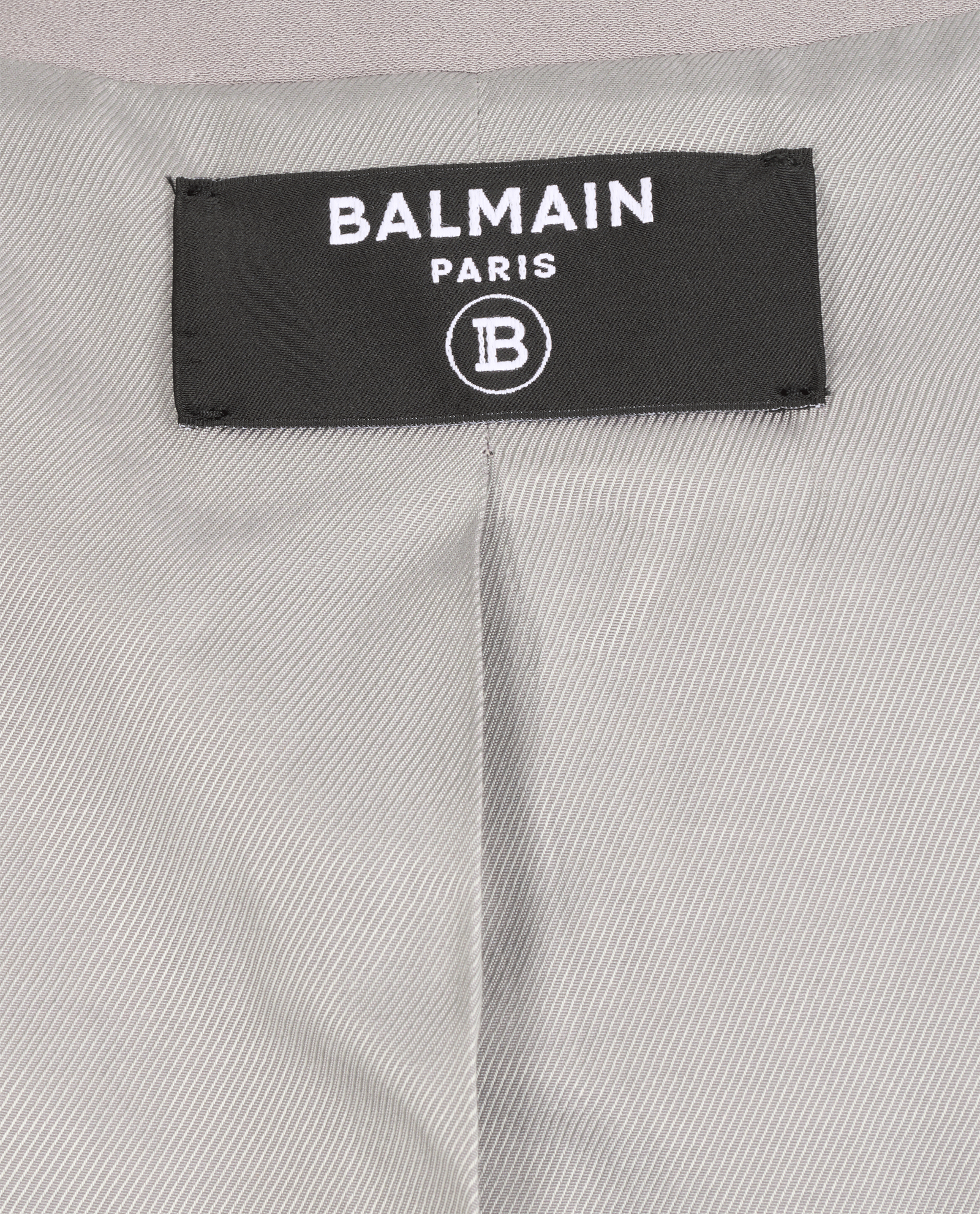 Balmain Sequins  Printed Blazer, &pound;695, Clothing, Cream/Grey, Wool, Other view