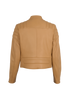Coach Biker Jacket, &pound;190, Clothing, Beige, Leather, Back view