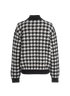Gucci Houndstooth Bomber Jacket, &pound;320, Clothing, Black/Cream, Wool, Back view