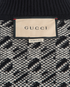 Gucci Houndstooth Bomber Jacket, &pound;320, Clothing, Black/Cream, Wool, Other view