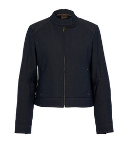 Louis Vuitton Vintage Jacket, Cotton/Silk, Blue, UK12, 2*