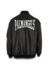 Palm Angels College Bomber Jacket, &pound;450, Clothing, Black, Leather, Back view
