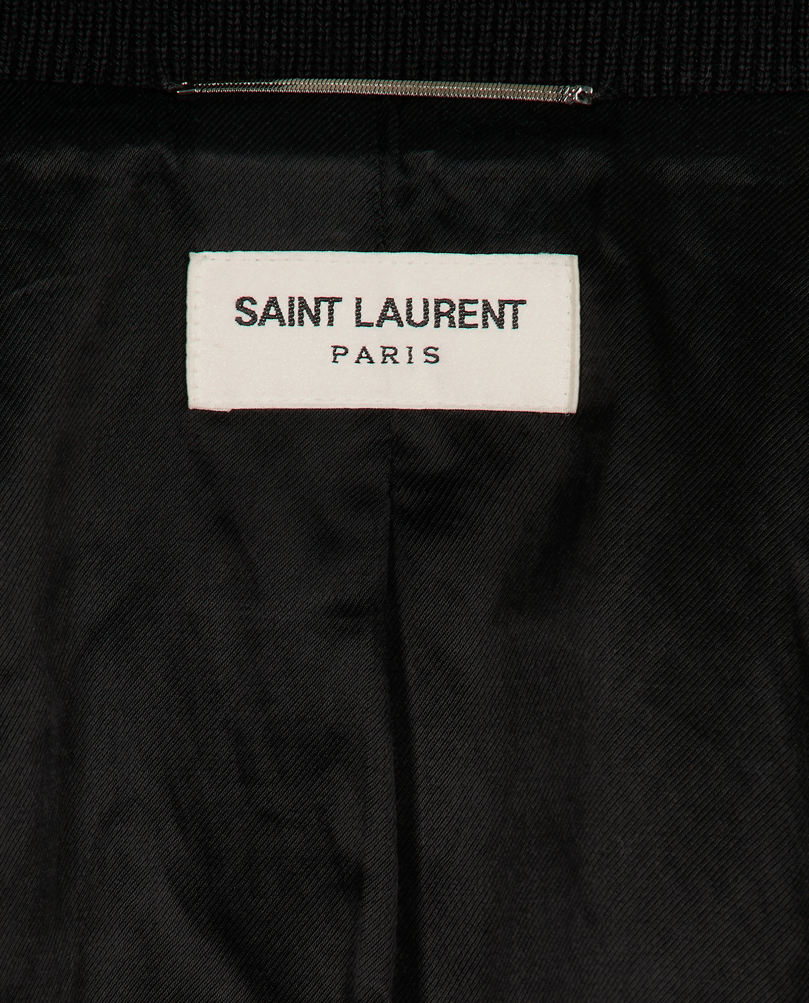 Saint laurent Varsity Jacket, &pound;450, Clothing, Black, Wool, Other view