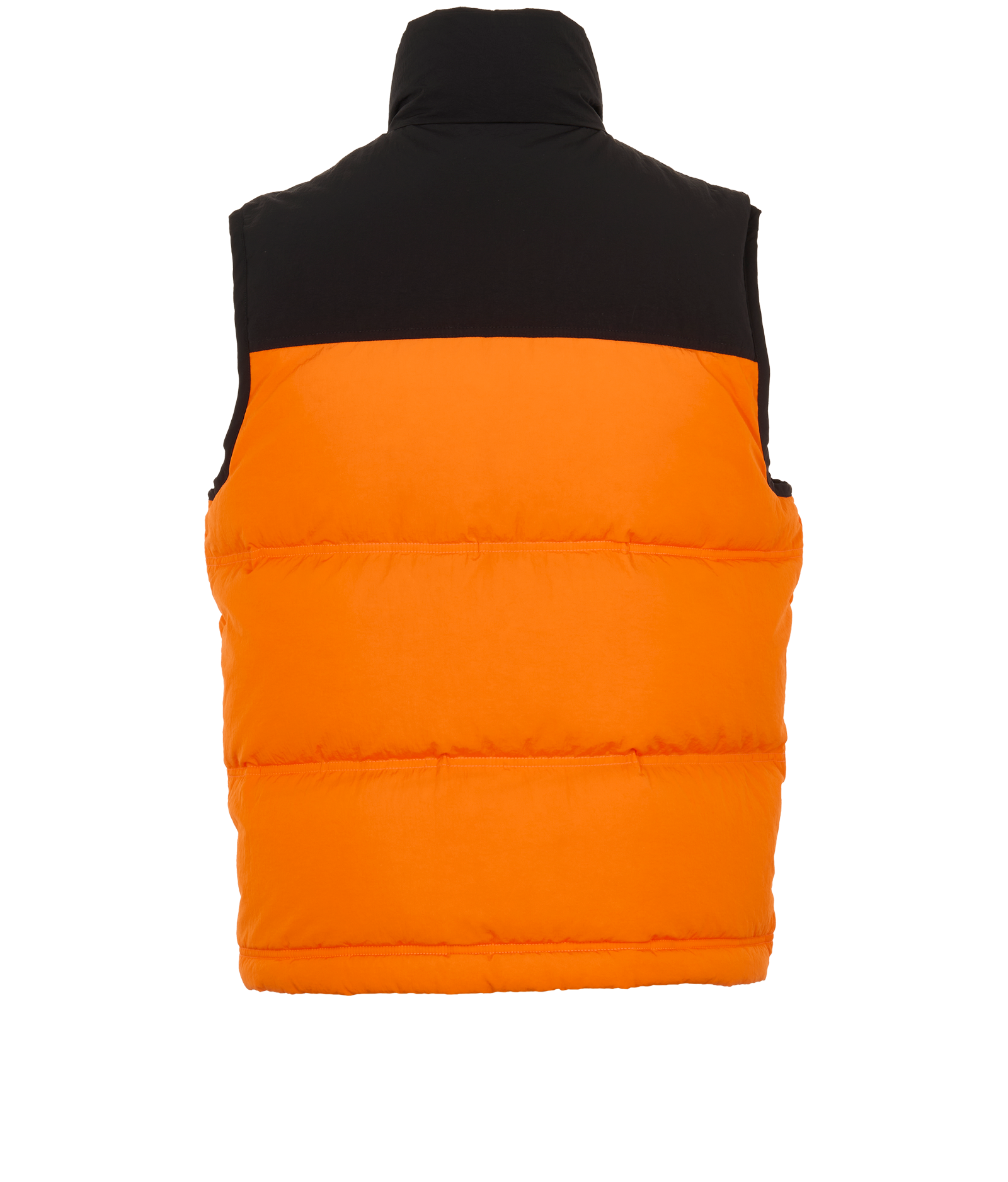 Ami Paris Ami De Coeur Gilet, &pound;275, Clothing, Black/Orange, Nylon, Back view