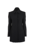 Gucci Single-Vent Long Blazer, &pound;350, Clothing, Black, Nylon/Rayon (Polymer), Front view