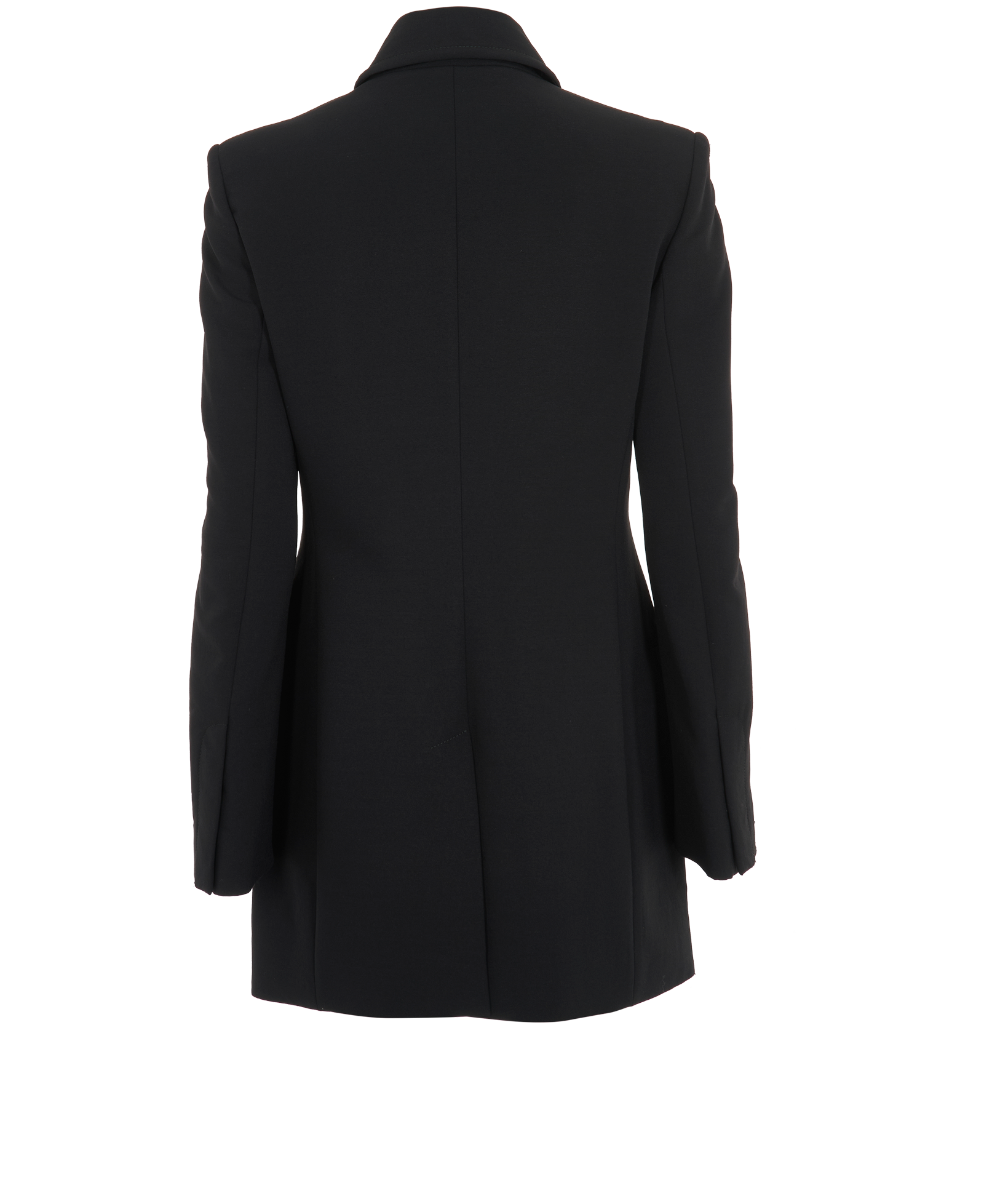 Gucci Single-Vent Long Blazer, &pound;350, Clothing, Black, Nylon/Rayon (Polymer), Back view