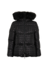 Moncler Chambres Jacket, &pound;650, Clothing, Black, Cotton/Down Feathers/Polyester (Polymer), Front view