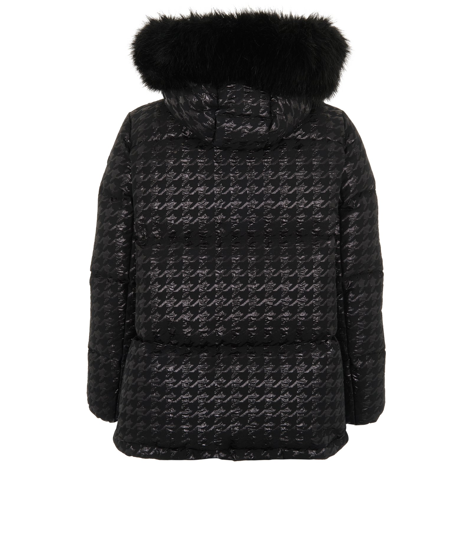 Moncler Chambres Jacket, &pound;650, Clothing, Black, Cotton/Down Feathers/Polyester (Polymer), Back view