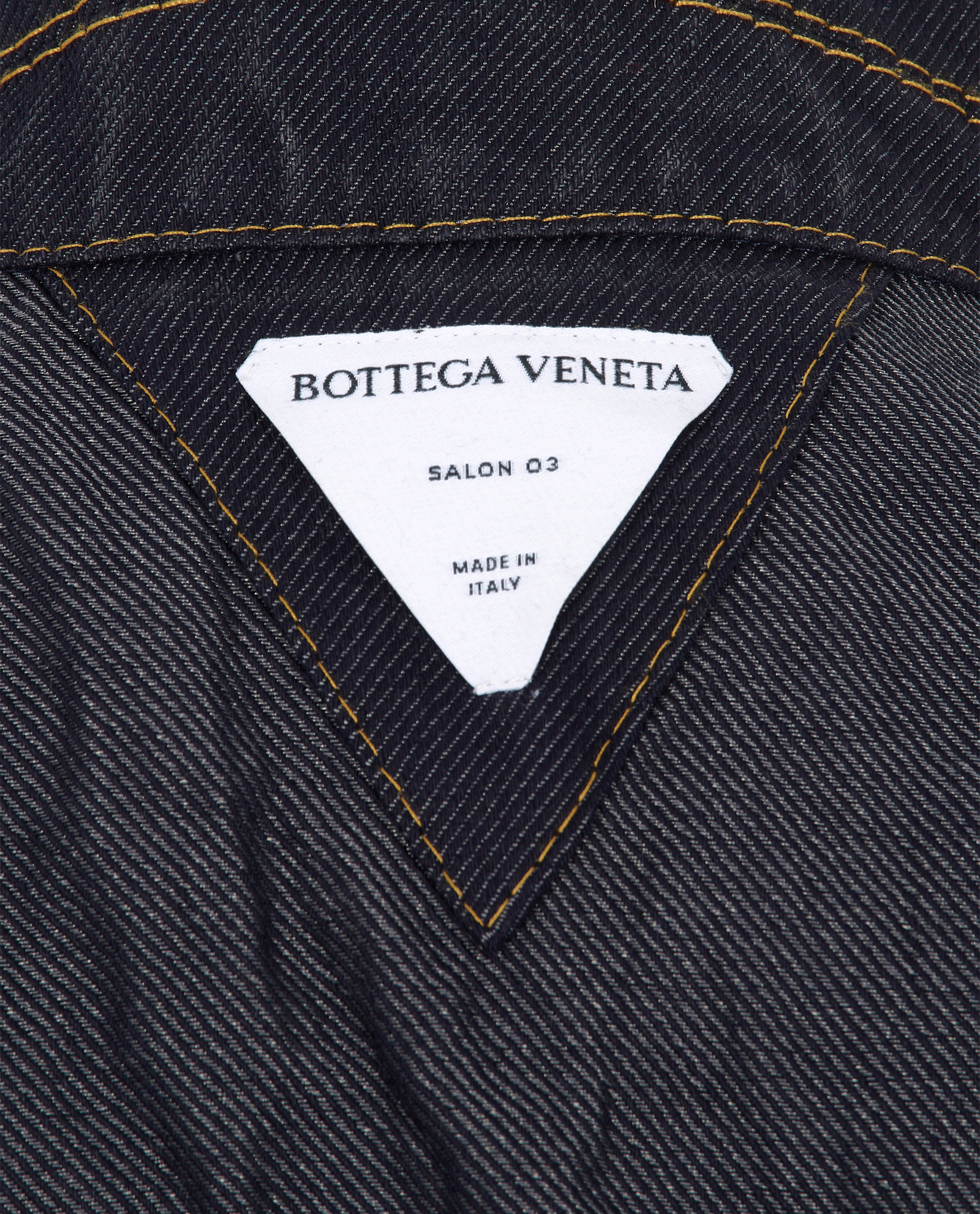 Bottega Veneta Crinkled Denim Jacket, &pound;350, Clothing, Blue, Cotton, Other view