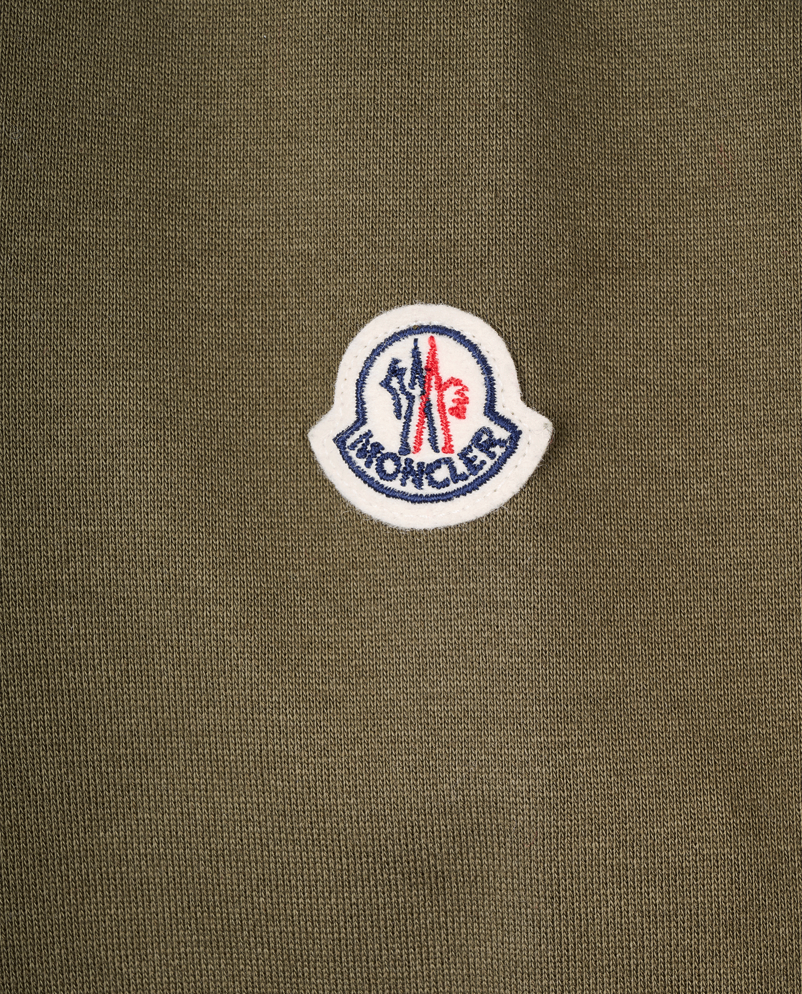 Moncler Padded Zip-Up Jacket, &pound;350, Clothing, Khaki, Cotton/Down Feathers, Other view