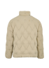 Burberry Embroidered Knight Puffer Jacket, &pound;350, Clothing, Beige, Down Feathers, Other view