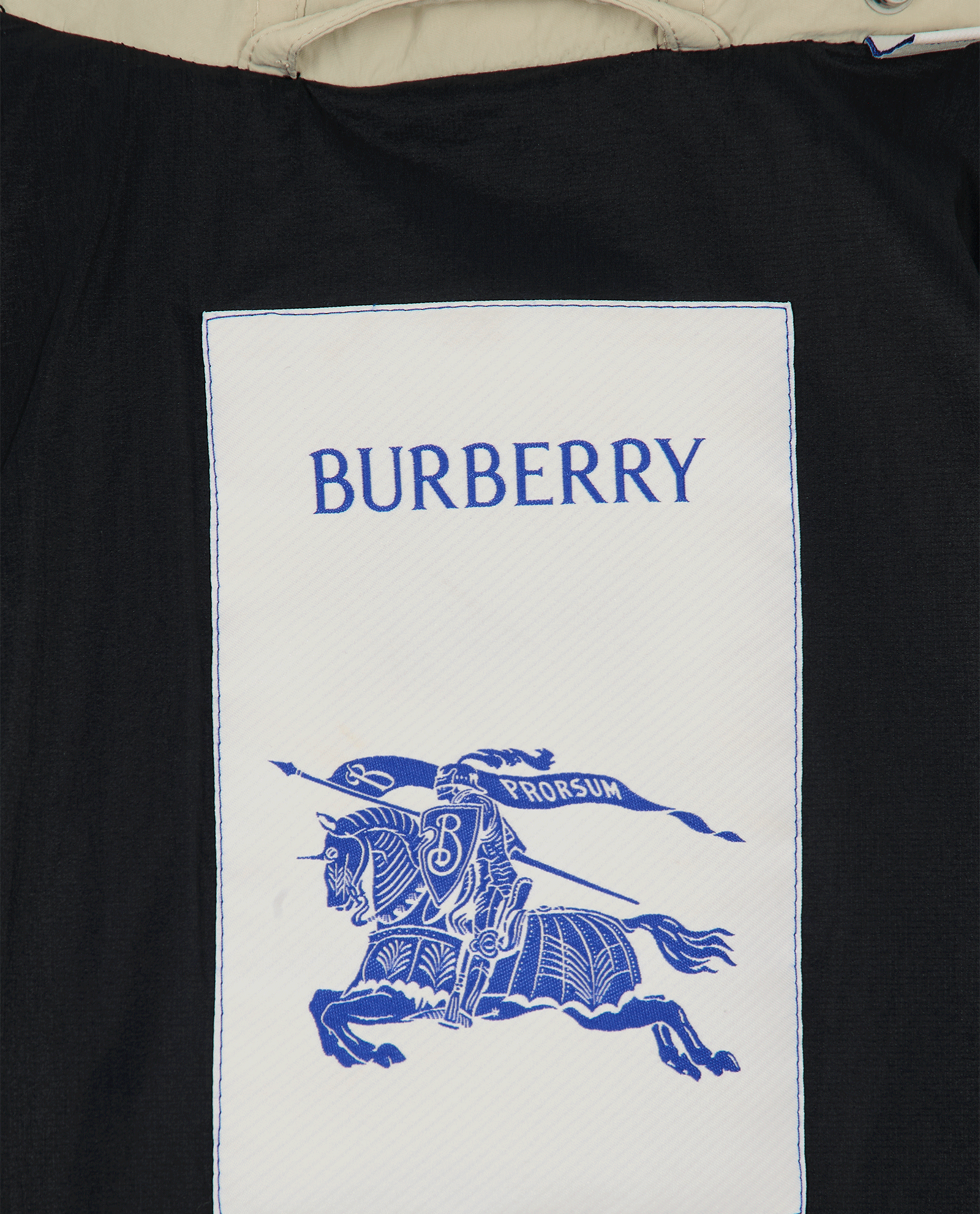 Burberry Embroidered Knight Puffer Jacket, &pound;350, Clothing, Beige, Down Feathers, Other view