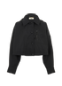 Fendi Cropped Jacket, &pound;595, Clothing, Black, Nylon, Front view