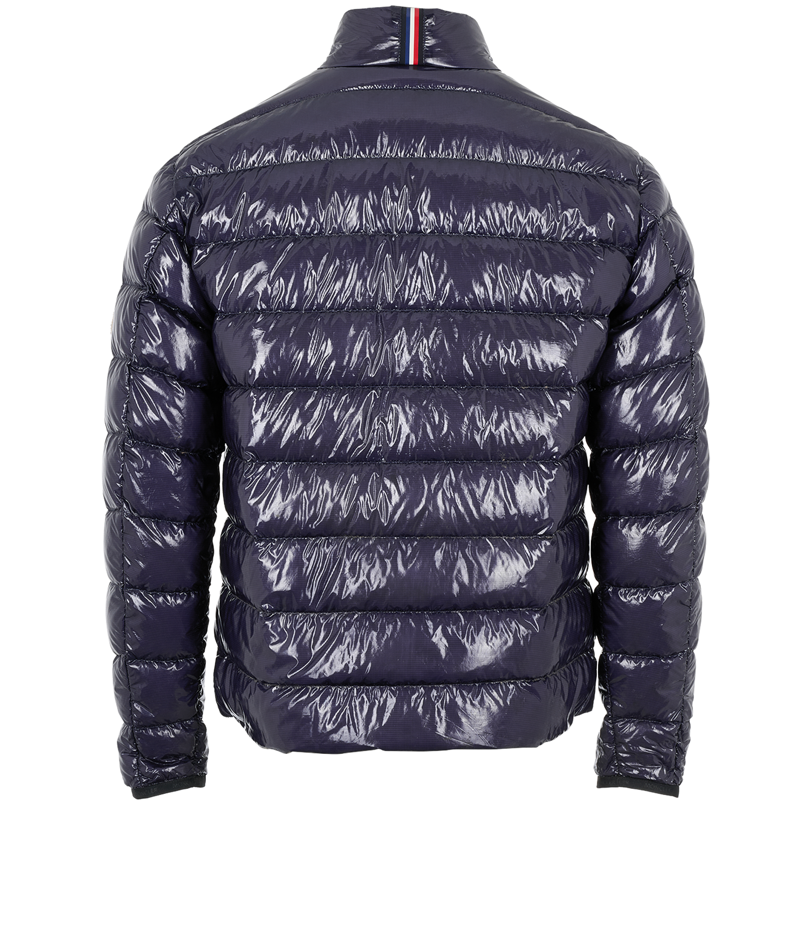 Moncler Agar Jacket, &pound;350, Clothing, Navy, Down Feathers, Back view
