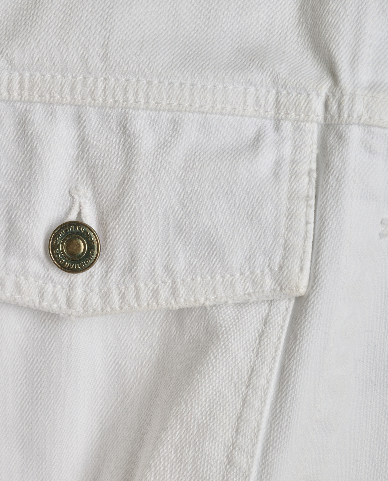 Christian Dior CD Bee Embroidered Jacket, &pound;350, Clothing, White, Cotton, Other view