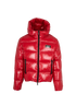 D Squared Puffer Bomber Jacket, &pound;250, Clothing, Red, Down Feathers, Front view