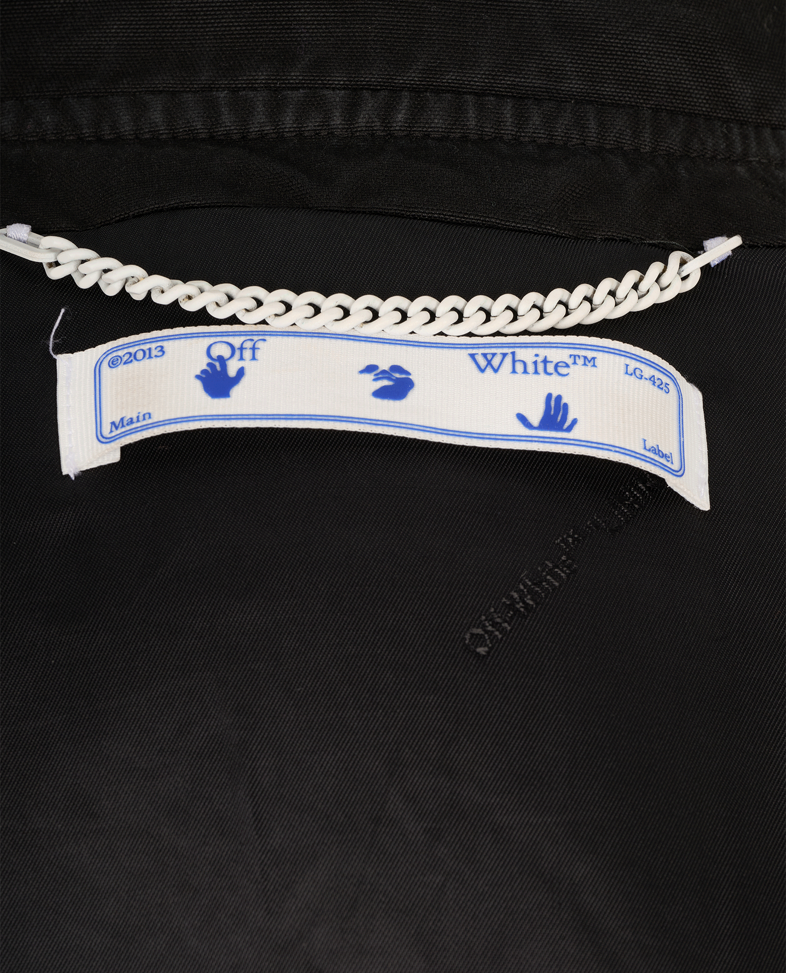 Off White Bomber Jacket, &pound;295, Clothing, Black, Cotton, Other view