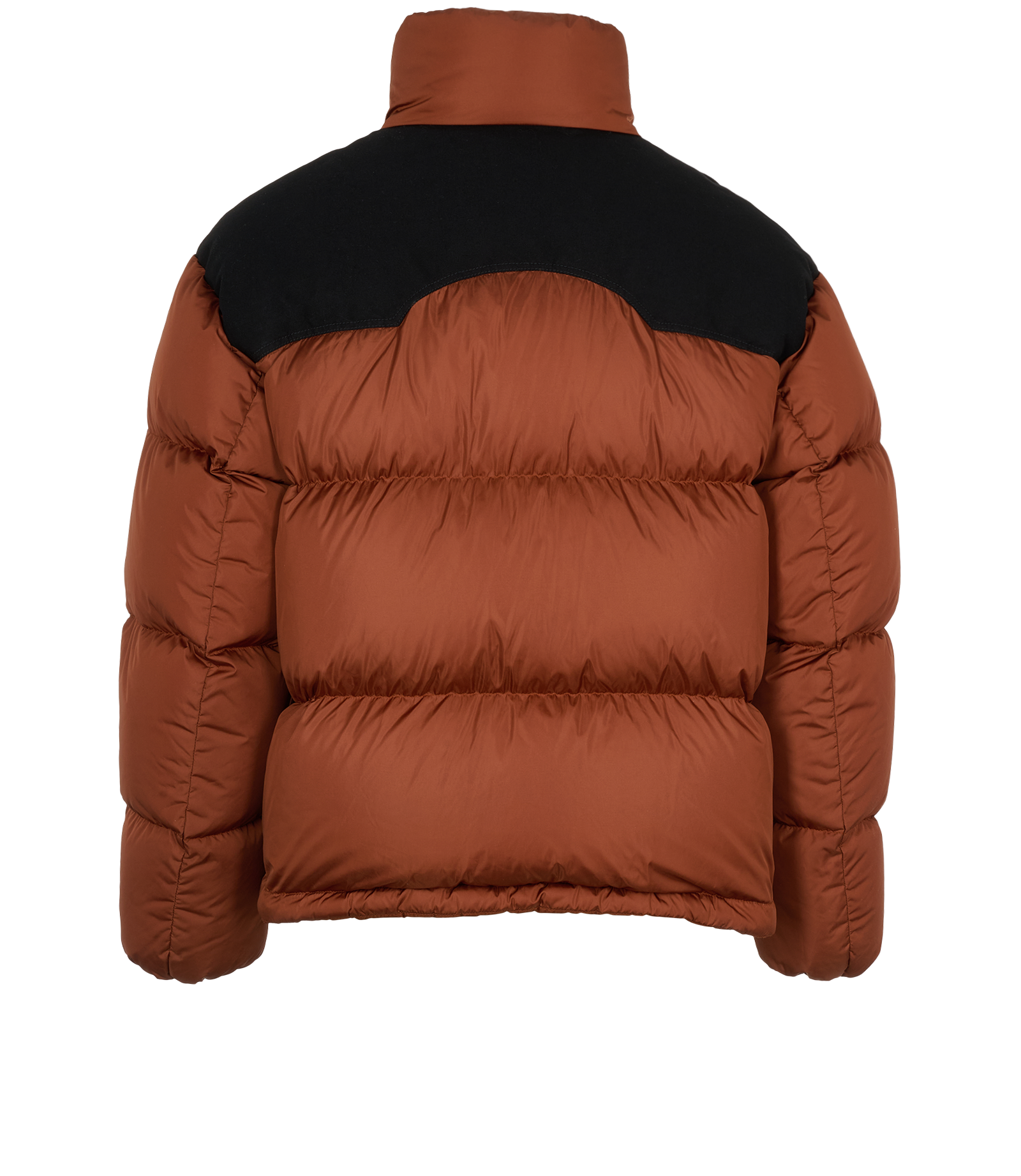 Moncler X Palm Angels Nevin Puffer, &pound;850, Clothing, Brown, Down Feathers, Back view