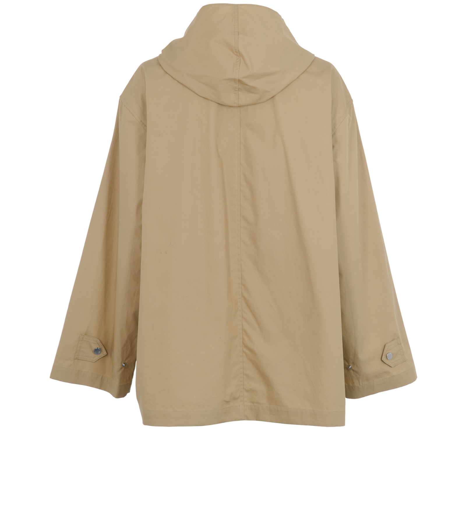 Toteme Technical Scarf Jacket, &pound;295, Clothing, Beige, Cotton, Back view