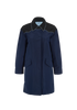 Prada Two-Tone Jacket, &pound;450, Clothing, Black/Navy, Silk, Front view
