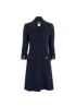 Chanel Boucle Long Jacket, &pound;750, Clothing, Blue, Cotton, Front view