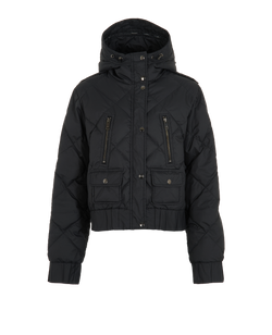 Burberry Quilted Hooded Puffer, Down, Black, Sz XL, 2*