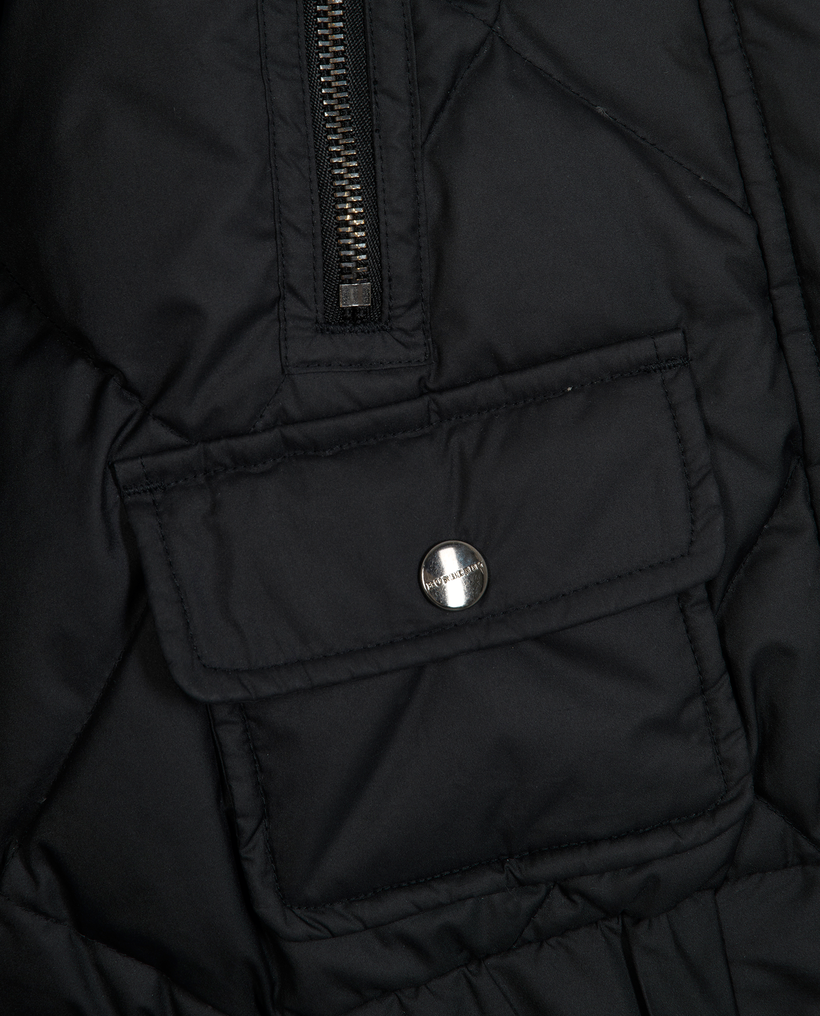 Burberry Quilted Hooded Puffer, &pound;350, Clothing, Black, Down Feathers, Other view
