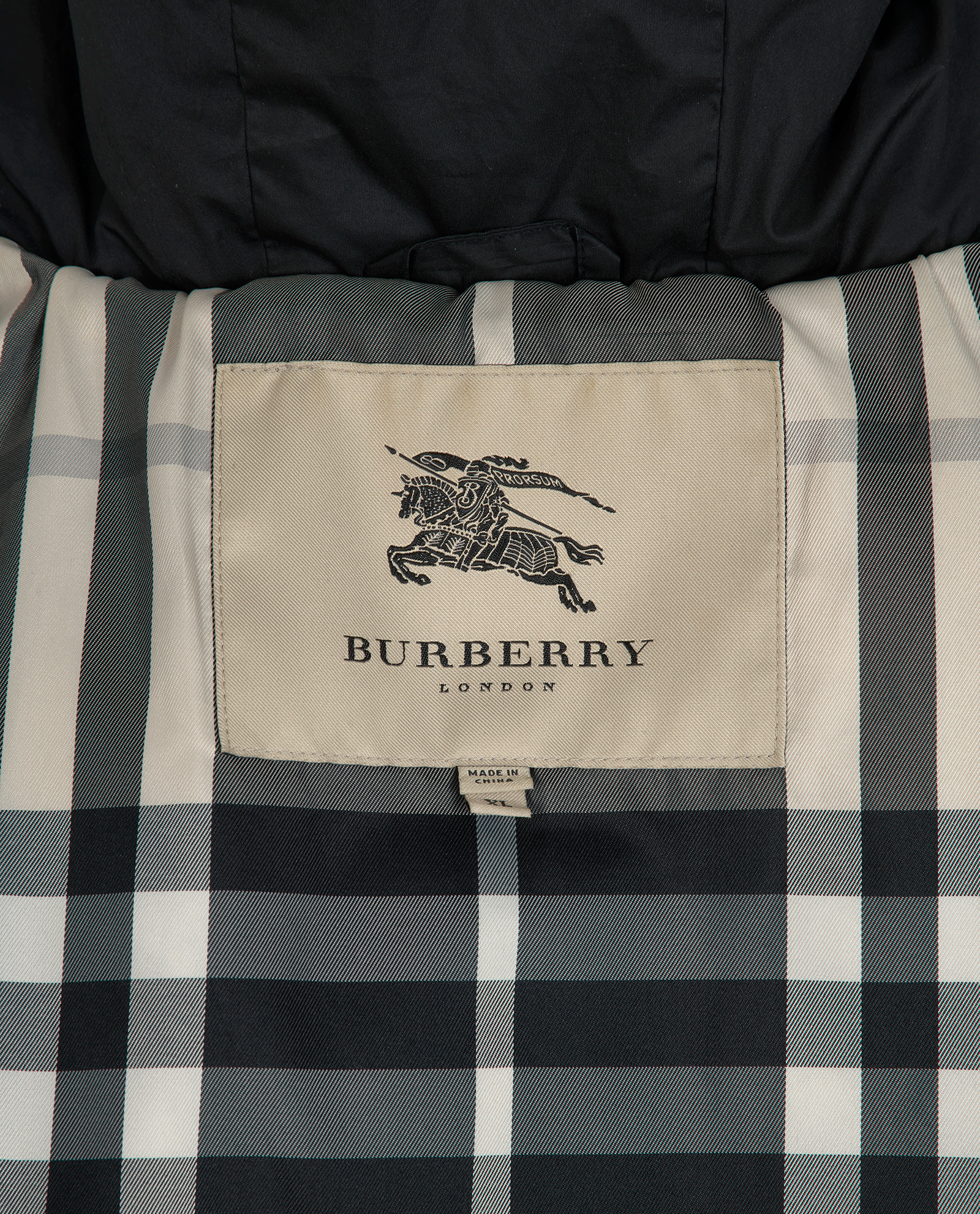 Burberry Quilted Hooded Puffer, &pound;350, Clothing, Black, Down Feathers, Other view