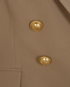 Balmain Double-Breasted Blazer, &pound;550, Clothing, Tan, Wool, Other view