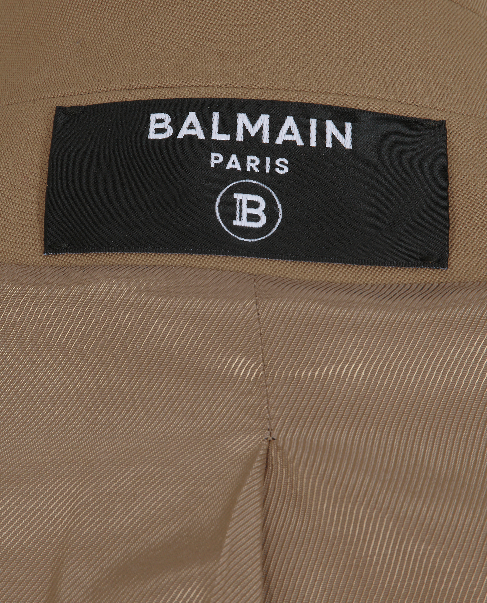 Balmain Double-Breasted Blazer, &pound;550, Clothing, Tan, Wool, Other view