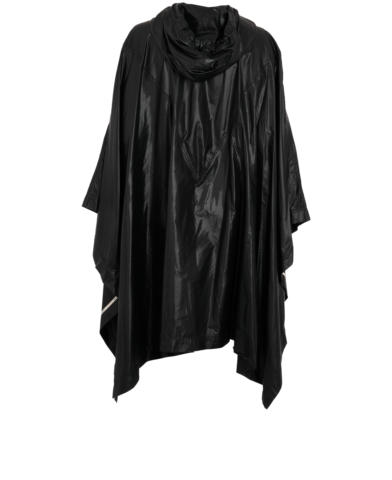 Givenchy Windbreaker Poncho, &pound;375, Clothing, Black, Polyester (Polymer), Back view