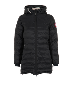 Canada Goose Camp Hooded Jacket, Down, Black, SZ XS, 3*