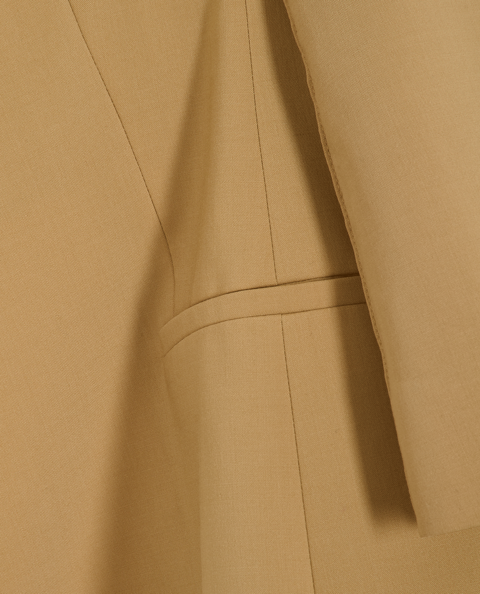 Loewe Single-Breasted Long Blazer, &pound;350, Clothing, Beige, Polyester (Polymer)/Wool, Other view