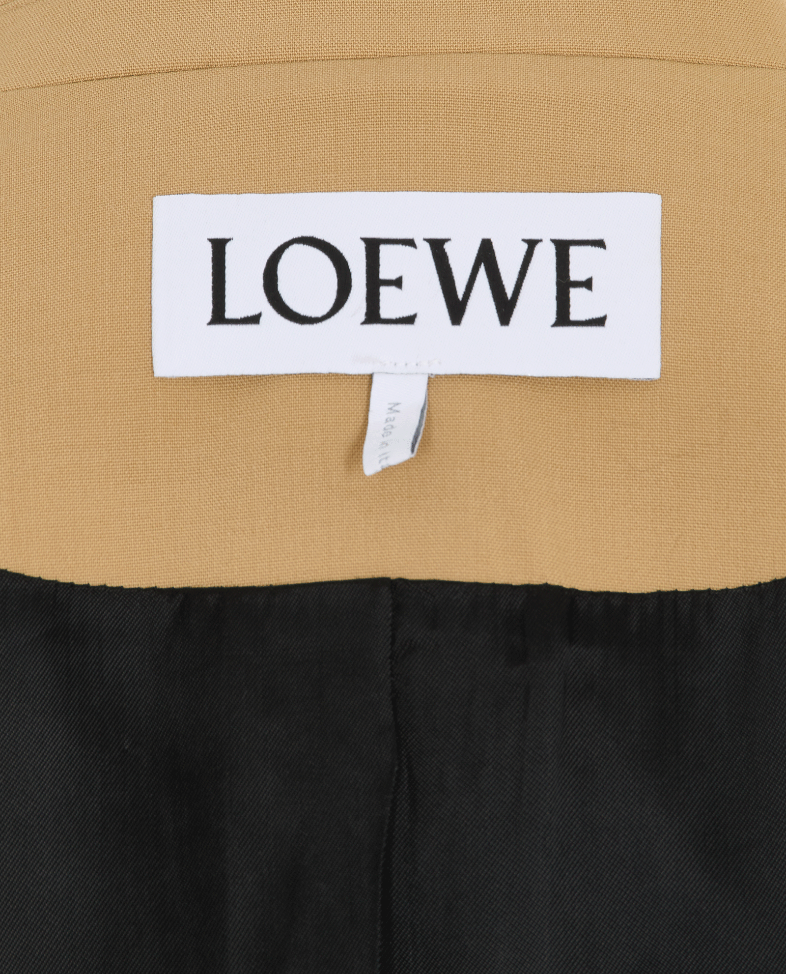 Loewe Single-Breasted Long Blazer, &pound;350, Clothing, Beige, Polyester (Polymer)/Wool, Other view