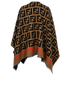 Fendi FF Cape, &pound;850, Clothing, Black/Tan, Wool, Back view