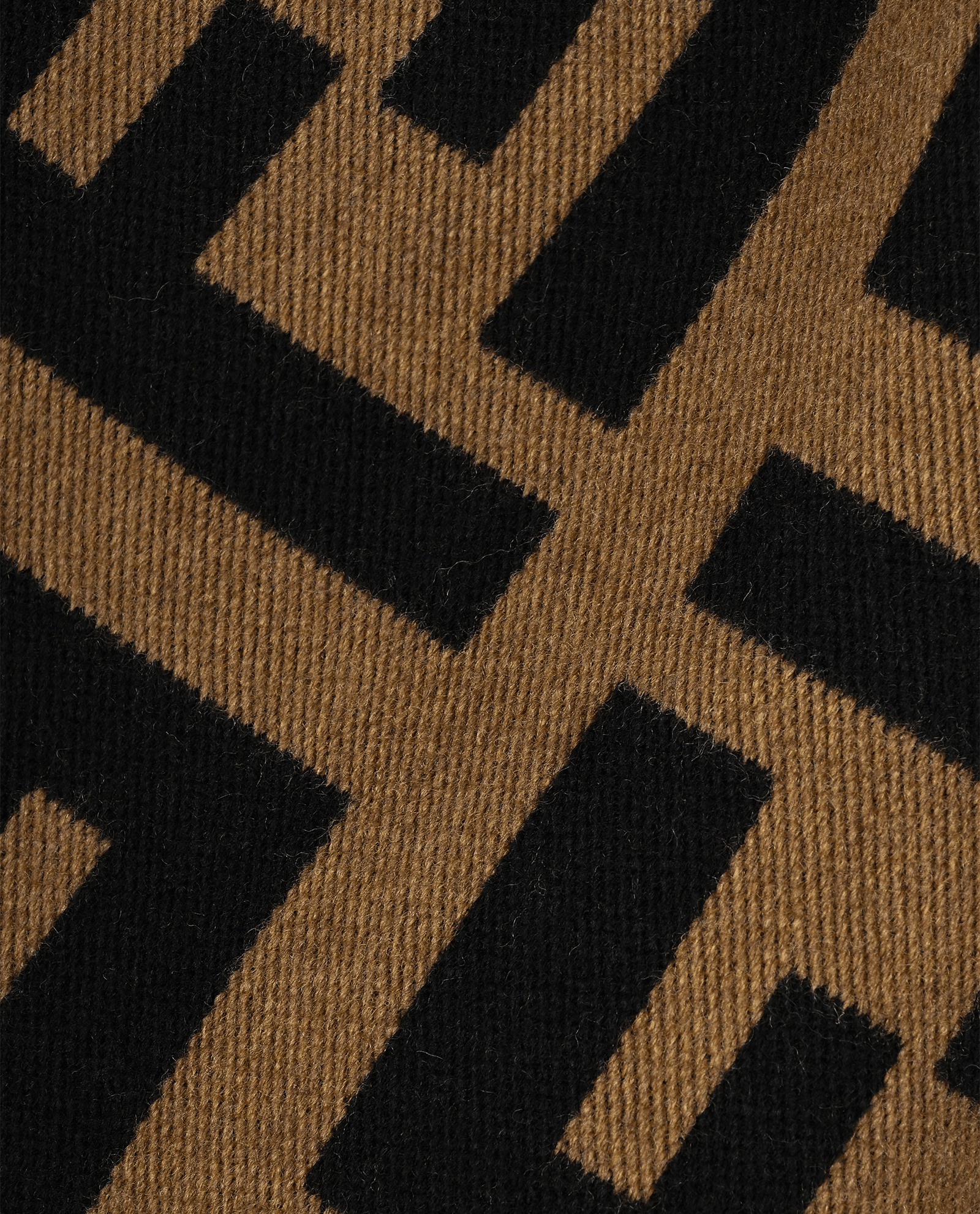 Fendi FF Cape, &pound;850, Clothing, Black/Tan, Wool, Other view