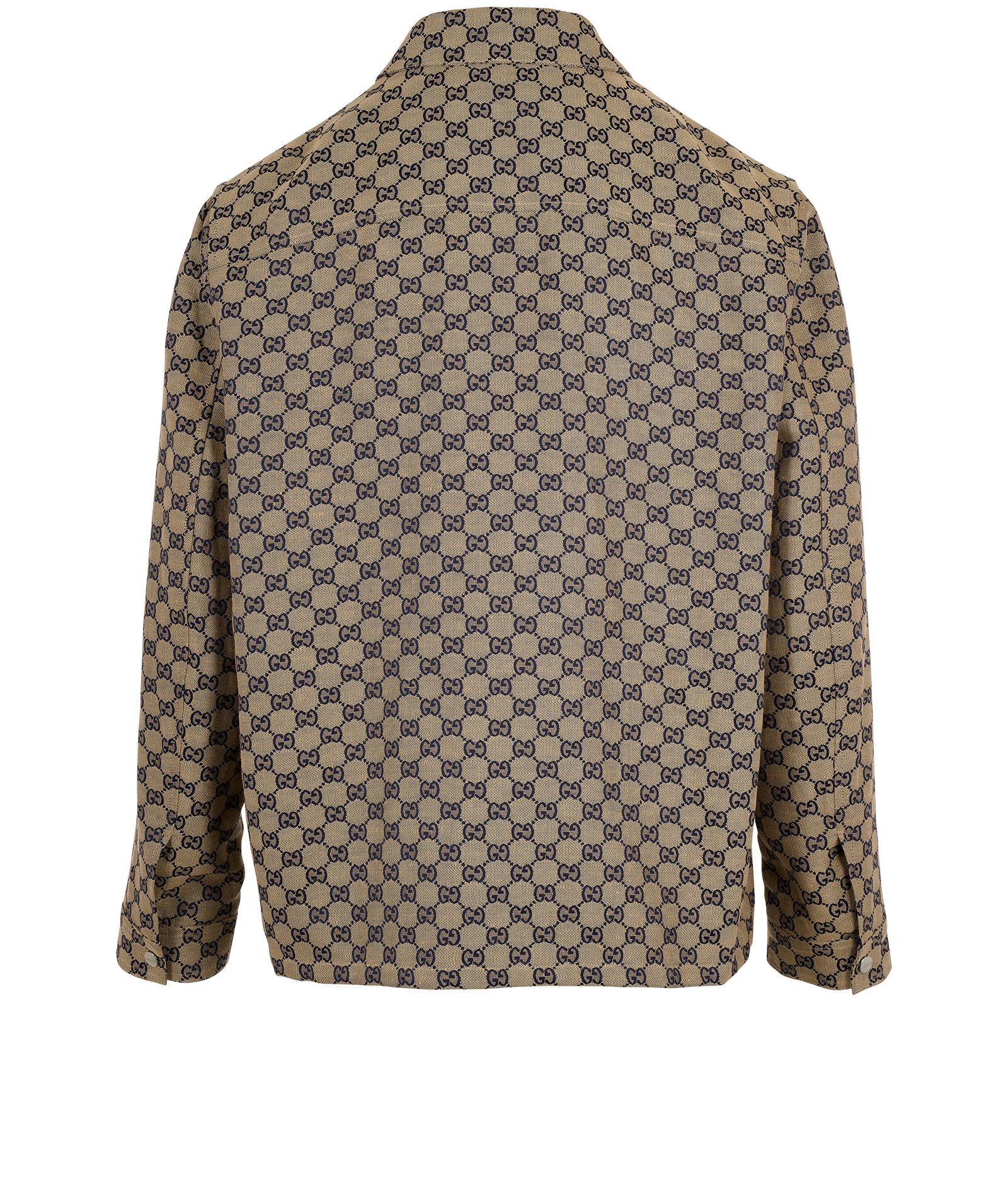 Gucci Monogram Jacket, &pound;950, Clothing, Beige, Linen, Back view