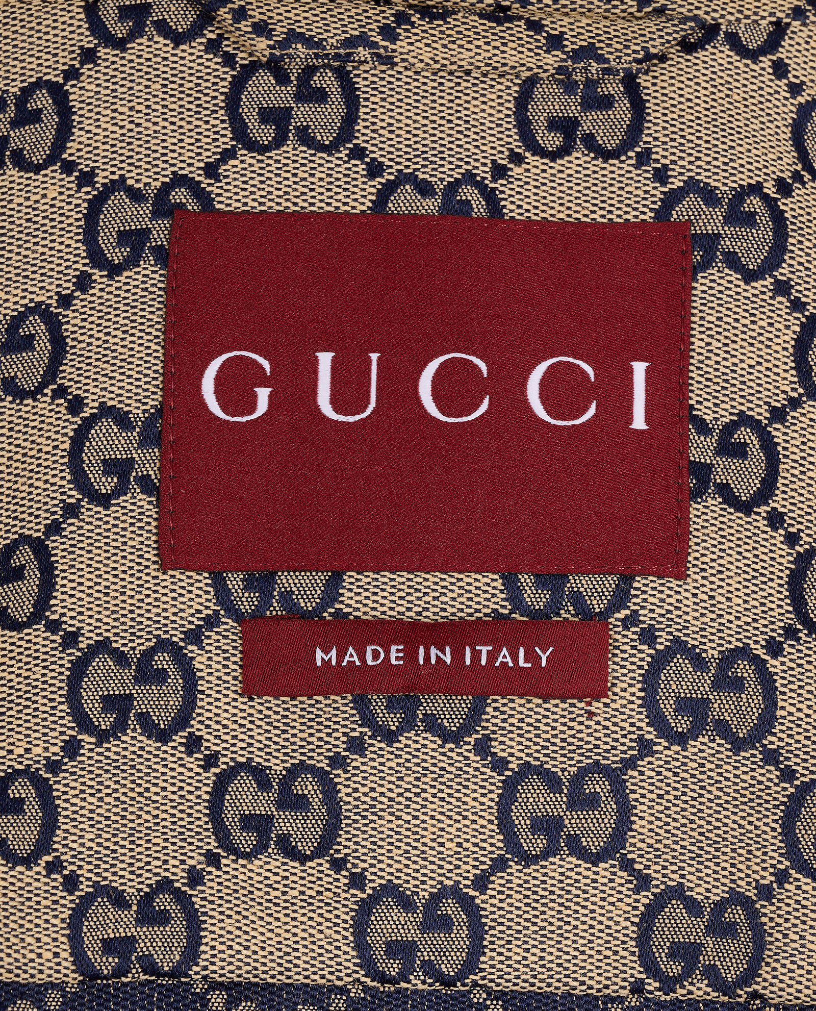 Gucci Monogram Jacket, &pound;950, Clothing, Beige, Linen, Other view