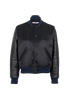 Givenchy Bomber Jacket, &pound;450, Clothing, Black, Leather/Polyester, Front view